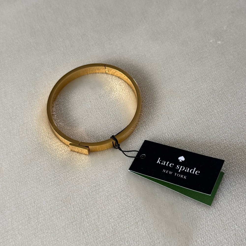 Kate Spade gold bangle bracelet